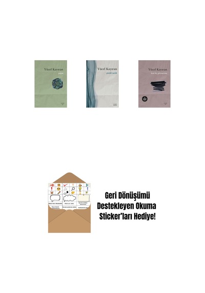 Çalgın + Poetik Varlık + Beni Hiç Göremezsin + Okuma Sticker'ları