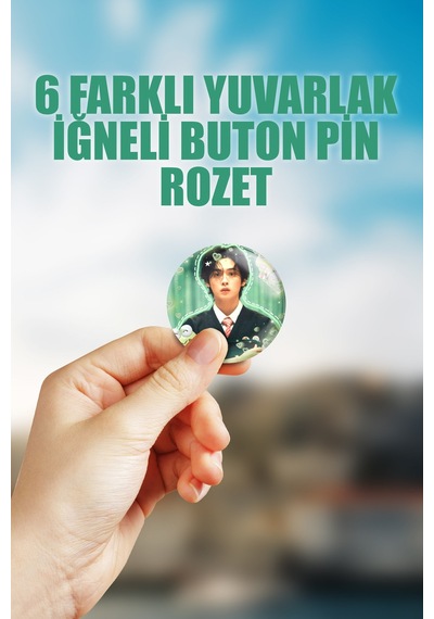 Lee Know Stray Kids Kpop Çanta Süsü Rozet İğneli Buton Rozet Seti 6 Adet Altılı