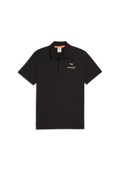 Puma Mclaren Small Logo Polo Siyah Erkek T-shirt & Polo