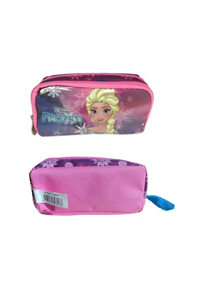 Lisanslı Frozen Kalemlik Hediyeli - Carioca Creatip 10 Renk Yıkanabilir Keçeli Kalem Büyük Boy Pembe