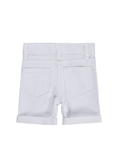 Tommiks Kids Gabardin 6-24 Ay Şort - Beyaz