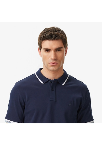 Nautica Regular Fit Polo Yaka Erkek T-shirt K65354t Lacivert