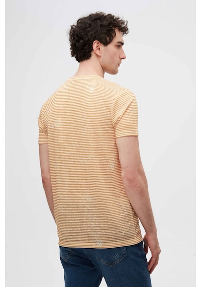D's Damat Twn Slim Fit Mango Çizgi Baskılı T-shirt 2ec1438360200 Mango