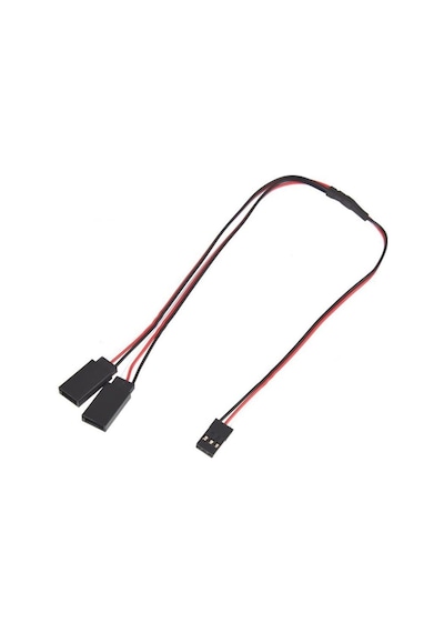Y Tipi Servo Kablosu 15cm - 1jr Erkek 2 Futaba Dişi