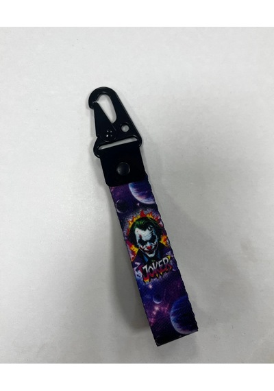 Siyah Joker Kumaş Anahtarlık
