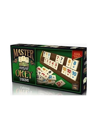 Ks Games Okey Takımı Ahşap Master Elegance