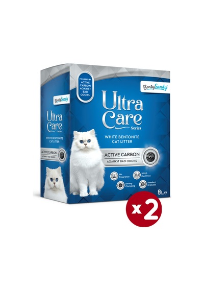 Ultra Care Series Aktif Karbonlu Kedi Kumu 2 x 8 L