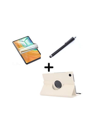 Honor Uyumlu Pad X8 101. İnç Kılıf Dönen Tablet Kilifi Ekran Koruyucu+kalem