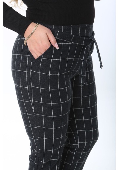Sea Queen Kadın Büyük Beden Yüksek Bel Kuşaklı Desenli Kaşkorse Pantolon Siyah Kareli - 691783498 Siyah Kareli Sea Queen Kadın Büyük Beden Yüksek Bel Kuşaklı Desenli Kaşkorse Pantolon Siyah Kareli - 691783498 Siyah Kareli
