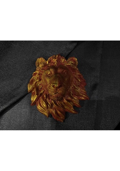 El Yapımı Aslan Başı Duvar Süsleri .
