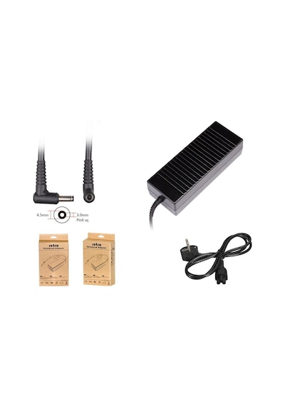 Teknikshop Asus Uyumlu G501Jw-Cn474T, G501Vw-Fy031T Notebook Şarj Adaptörü 120W