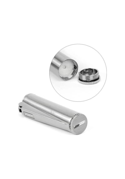 Clipper Metal Benzinli Çakmak - Icy Rainbow Özel Metal Kutulu Mavi