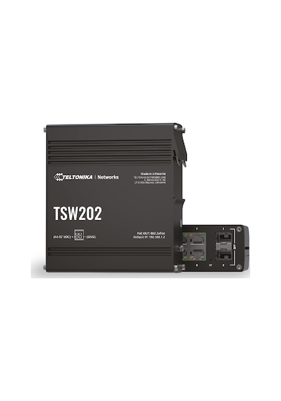 Teltonika Te-tsw202000000 8 Port Gigabit Poe+ 2 Port Sfp 44-57vdc 240w Yönetilebilir Endüstriyel Switch