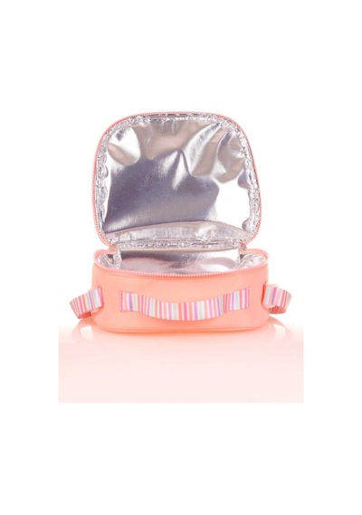 Kaukko Double Stripe Beslenme Çantası Salmon K9041