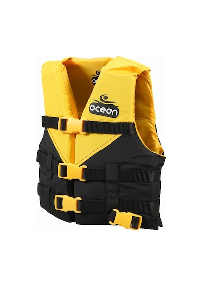 Ocean Can Yeleği 30 Newton Yüzdürme Yardımcısı 3-6 Yaş Siyah - Sarı