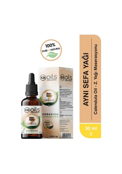Tr Aynısefa Yağı 30 Ml Zeytinyağında Masere Edilmiş Calendula Infused Oil Cilt Yatıştırıcı & Koruyucu B 0.3 ML