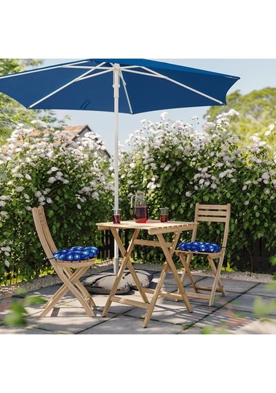 Ikea Klösan Dış Mekan Sandalye Minderi, Koyu Mavi, 35 Cm