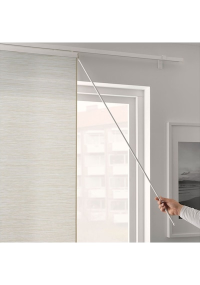 Perde Çekme Çubuğu, Beyaz, 110 Cm Beyaz
