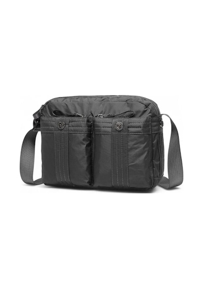 Smart Bags Bodybag Uniseks Omuz Askılı Çapraz Postacı Çanta 8713 Koyu Gri