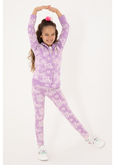 U.s. Polo Assn. Kız Çocuk Lila Tayt 50316760-vr034 Lıla