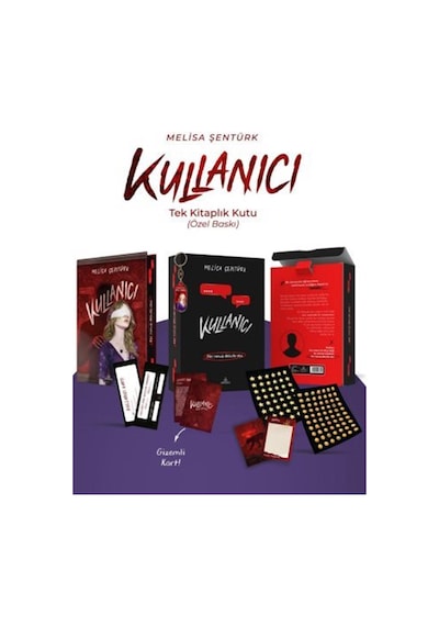 Kullanıcı Tek Kitaplık Yan Boyamalı Kutu / Melisa Şentürk