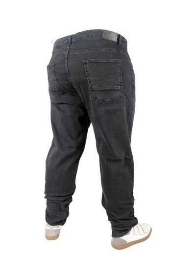Mode Xl Büyük Beden Erkek Pantolon Kot Black 21920 Füme 001