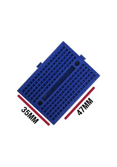 Syb-170 Mini Yapışkanlı 170 Pin Breadboard - Mavi