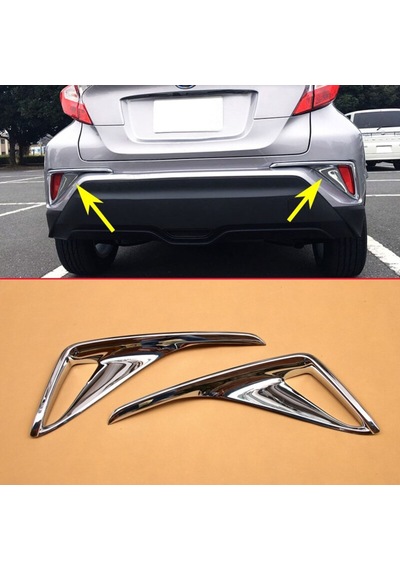 Toyota C-HR İçin Uyumlu Arka Sis Kaplaması Nikelaj