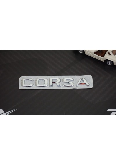 Opel Corsa 3M 3D Krom Abs Logo Amblem