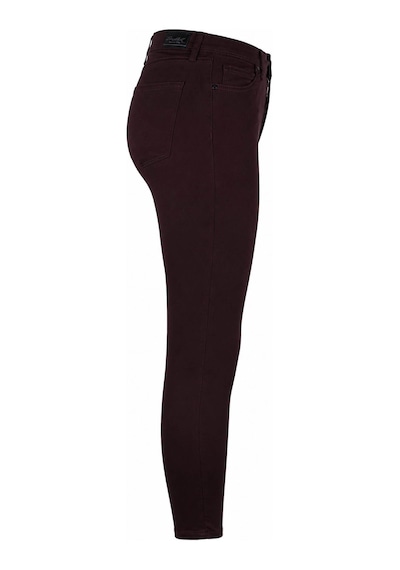 Double Slim Skinny Kahverengi Kadın Jean Pantolon 3529