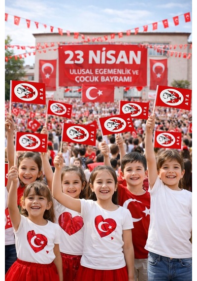 Çubuklu Kağıt Türk Bayrağı 40 Lı Set 12x20 Cm 23 Nisan, Okul Etkinliği, Tören Ve Kutlamalar İçin Tek Ebat