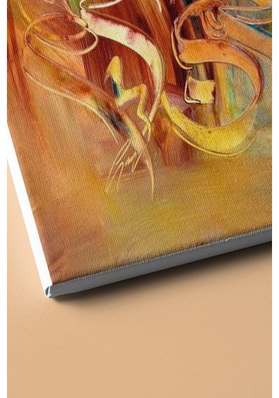 Webstyle Sayılarla Boyama Seti Kasnaklı Besmele Kaligrafi 50 X 65 Cm