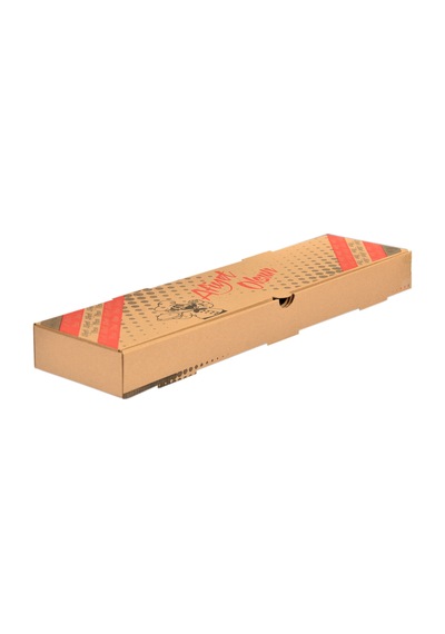 Miyo Ambalaj Karadeniz Pide Kutusu Oluklu Karton 100'lü 12 x 45 x 4 CM