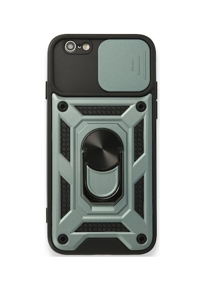 Apple Uyumlu iPhone 6 Kilif Pars Lens Yüzüklü Standli Silikon Kilif 531170869