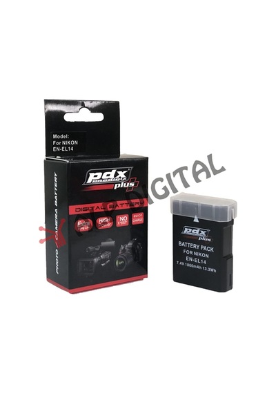Pdx Nikon En-El14 Batarya Pil - 1800Mah