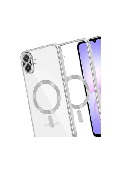 Samsung Galaxy Uyumlu A07 4g Kross Magneticsafe Kapak - Gümüş Bzsxx00 1