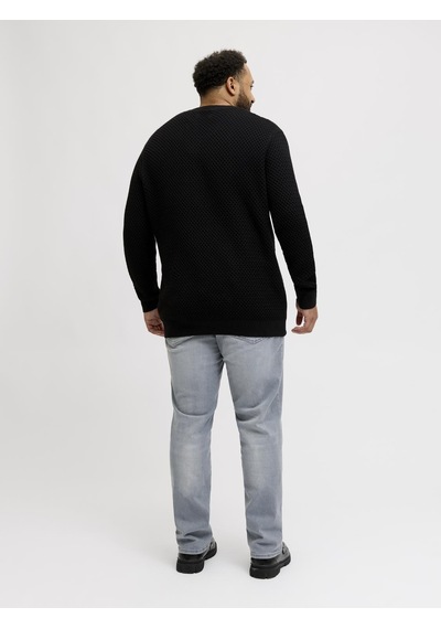 Jack & Jones Büyük Beden Slim Straight Tim Jean - 12293558 Gri