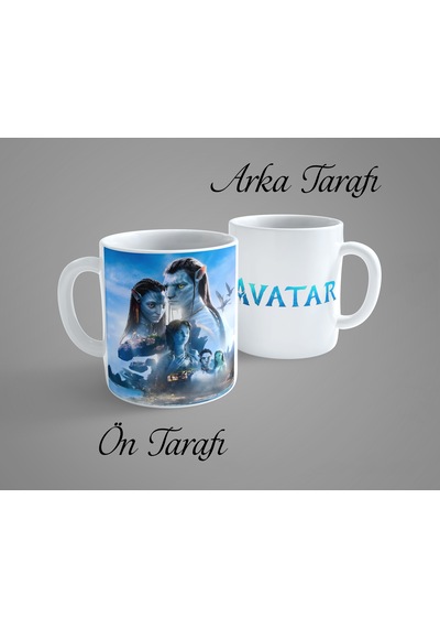 Avatar Suyun Yolu 2 Porselen Kupa Bardak Beyaz