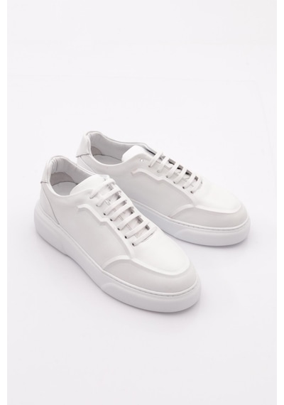 Dgn Urbano Erkek Sneakers Ayakkabi Beyaz Antik Beyaz