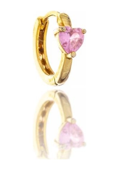 Pink Love Gümüş Küpe-388 Gold