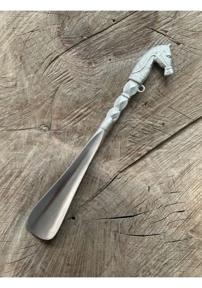 Gümüş Renk Ayakkabı Çekeceği Pirinç Ayakkabi Çekecek Kerata 28 CM