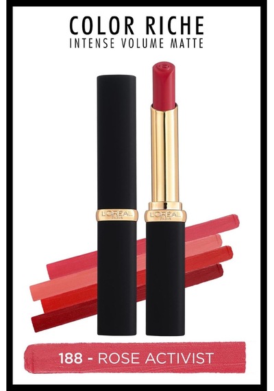 Color Riche Intense Volume Matte Ruj - 188 Rose Activist Çok Renkli