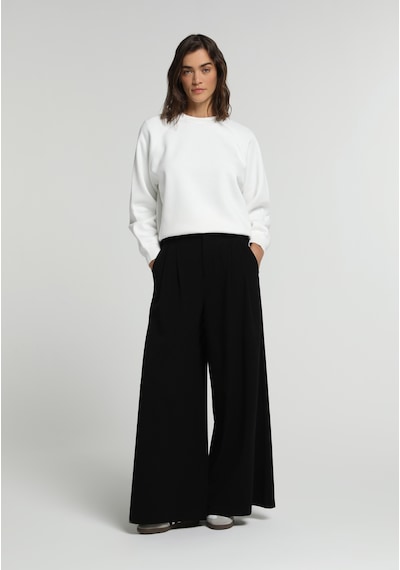 Colin's Colins Regular Fit Yüksel Bel Geniş Paça Kadın Siyah Pantolon Cl1082188 Q1.v1 Blk