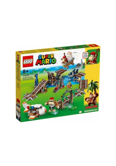 Lego 71425 Super Mario Diddy Kong'un Maden Arabası Ek Macera Set 1157 Parça