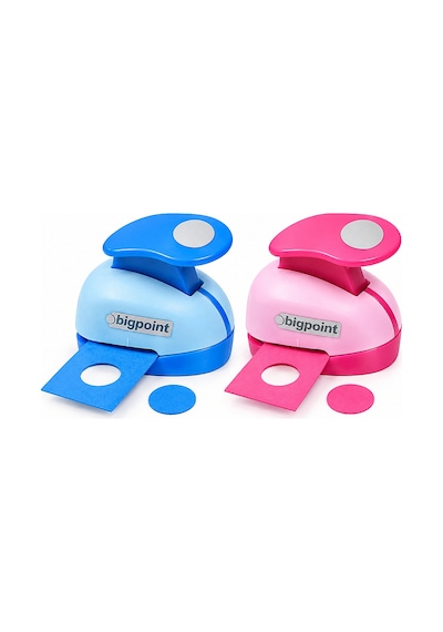 Bigpoint Şekilli Delgeç 3.8cm 5 Model X 10 Adet Diger