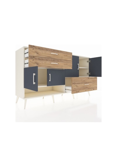 Hyperion Konsol 3 Raflı 3 Çekmeceli 4 Kapaklı 176x44x99 Aytaşı-an Aytaşı-antrasit/çam Hyperion Konsol 3 Raflı 3 Çekmeceli 4 Kapaklı 176x44x99 Aytaşı-an Aytaşı-antrasit/çam