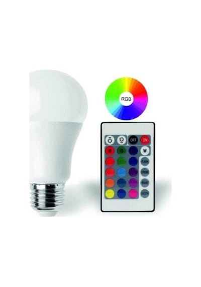 Rgb 9w Kumandalı Led Ampul Standart