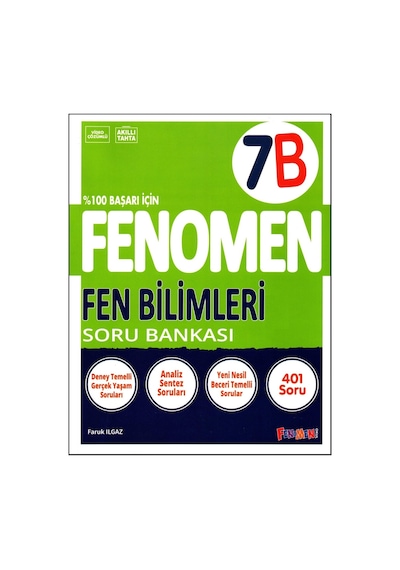Fenomen Yayın 7. Sınıf Fen Bilimleri Soru Bankası