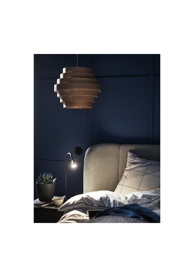 Ikea Nävlınge Çalışma Lambası, Siyah, 52 Cm