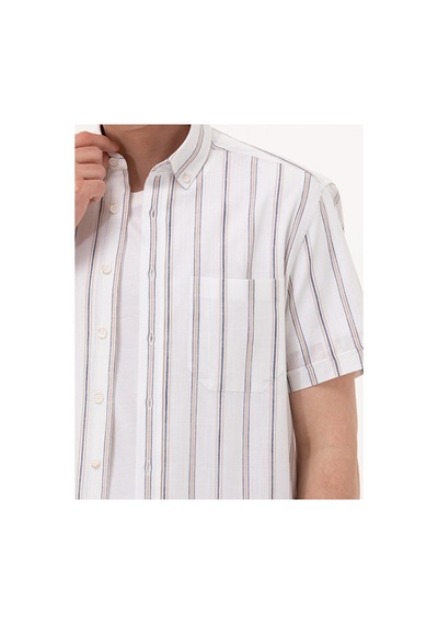 Pierre Cardin Comfort Fit Kısa Kollu Gömlek 50269430-vr033 Çok Renkli